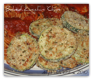 Baked Zucchini Slices