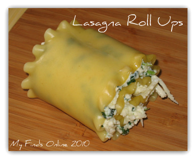 Super Simple Homemade Lasagna Roll Ups / myfindsonline.com
