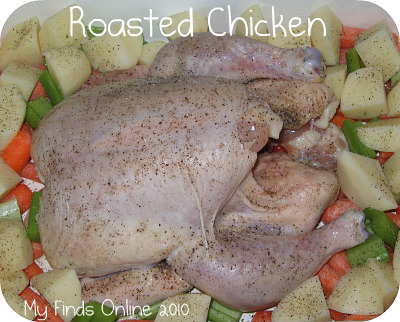 Perfectly Roasted Whole Chicken / myfindsonline.com