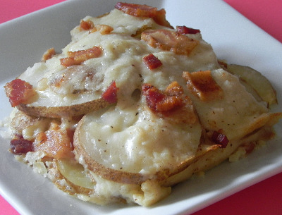 Asiago Cheese and Bacon Potatoes