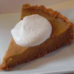 Pumpkin Tart With Graham Cracker Crust