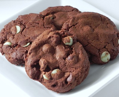 Chocolate Mint Chip Cookies