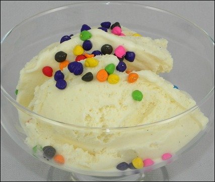 Homemade Cake Batter Ice Cream