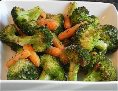 Simple Garlic Roasted Broccoli and Carrots