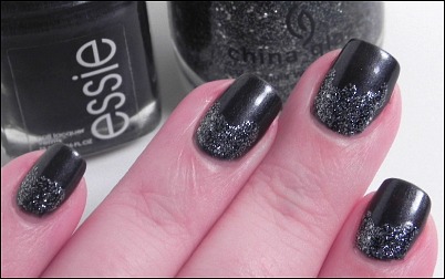Essie Over the Edge and China Glaze Tinsel Town