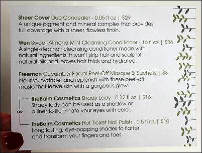January MyGlam product card