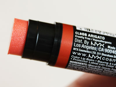 NYX color lip balm in Arigato