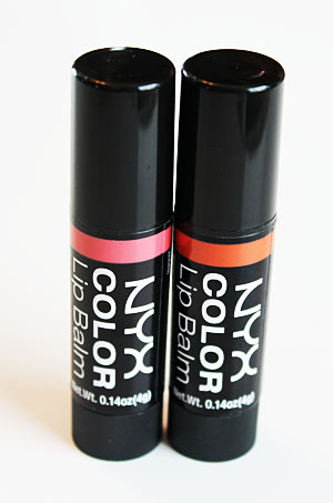 NYX color lip balm in Arigato and Shukran