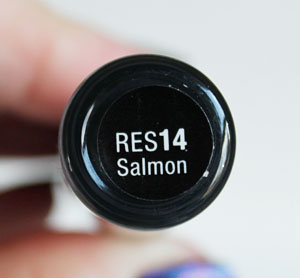 salmon NYX roll on shimmer