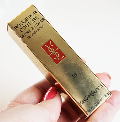 YSL Rouge Pur Couture glossy stain