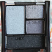 Maybelline charcoal smokes eyeshadow quad