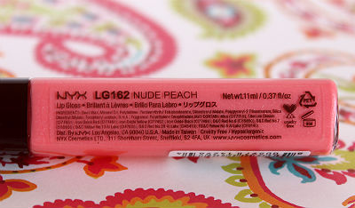 NYX Mega Shine Lip Gloss - Nude Peach
