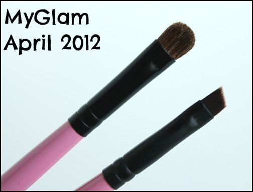 MyGlam makeup brushes april 2012