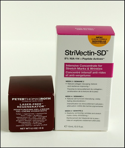 StriVectin SD and Peter Thomas Roth regenerator samples