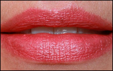 Revlon moon drops Crystal Cut Coral lipstick swatch