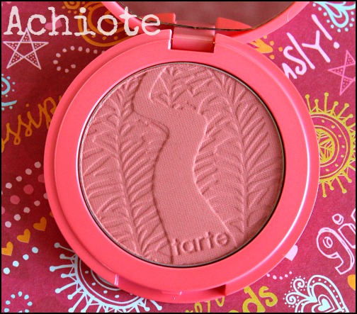 Tarte Achiote amazonian clay blush: Gifts From The Lipstick Tree