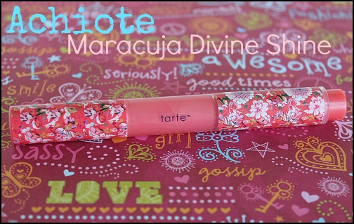 Tarte Achiote maracuja divine shine lip gloss: Gifts From The Lipstick Tree