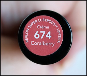 Revlon Coralberry Super Lustrous Lipstick