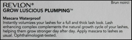 Revlon Grow Luscious Plumping Waterproof Mascara