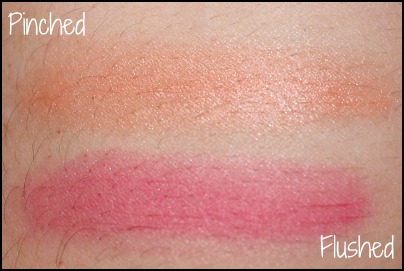 Revlon photoready cream blush pinched and flushed swatches