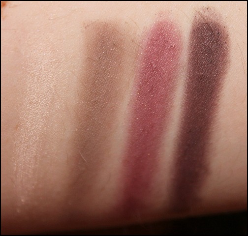 YBF sultry eyeshadow swatches