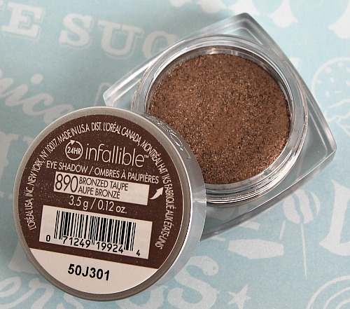 L'Oreal 24hr Infallible Eyeshadow in Bronzed Taupe