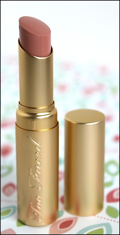 too faced la creme naked dolly lipstick