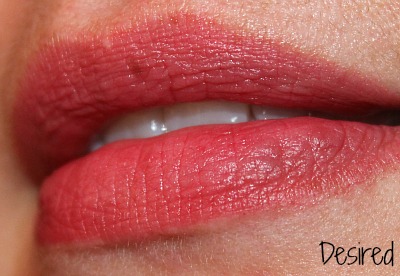 Tarte Desired aqua-gel lip tint swatch