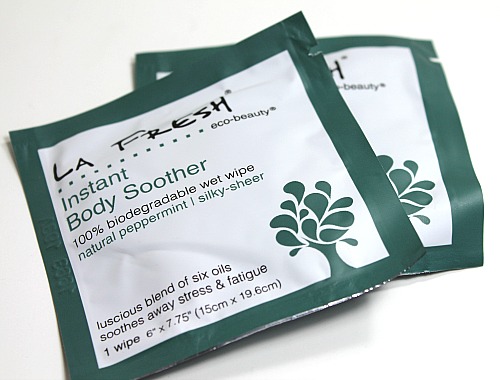 LA Fresh instant body smoother wipes