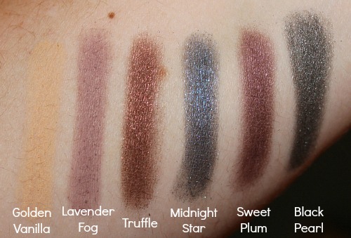 mary kay mineral eyeshadow swatches