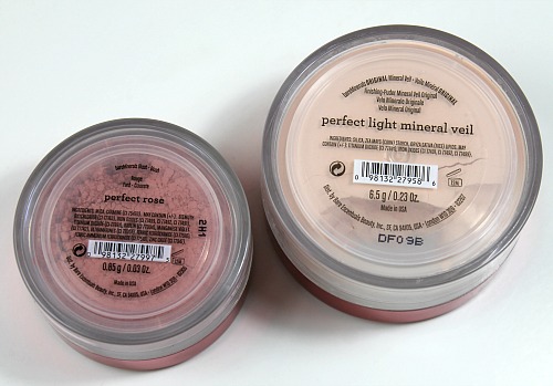 bareMinerals perfect rose blush and perfect light mineral veil
