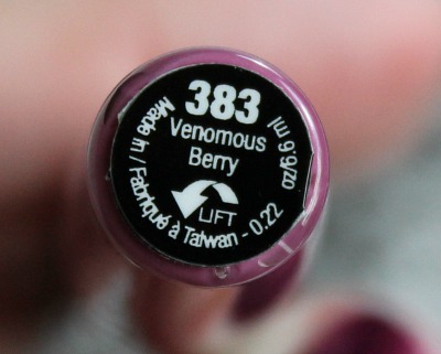 NYC City Proof Limited Edition Extended Wear Lip Gloss Venemous Berry