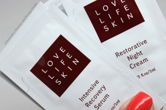Love Life Skin Intensive Recovery Serum and Restorative Night Cream / myfindsonline.com