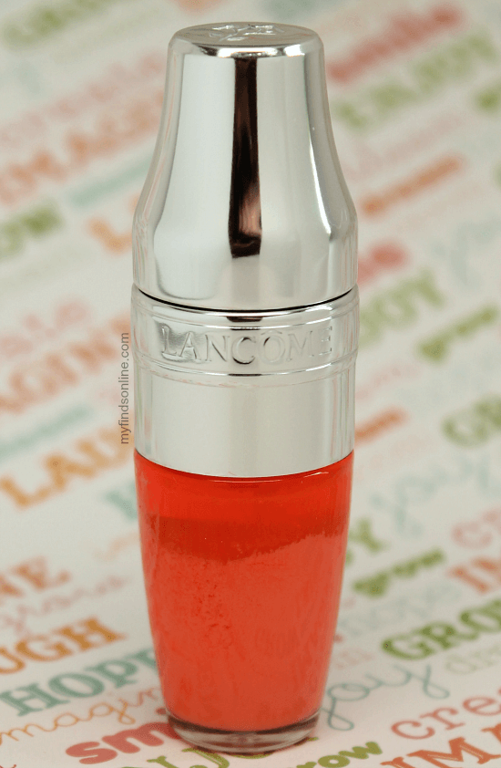 Lancome Freedom of Peach Juicy Shaker Pigment Infused Bi-Phase Lip Oil / myfindsonline.com