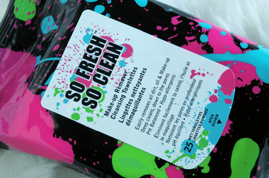 So Fresh So Clean Makeup Remover Cleansing Towelettes / myfindsonline.com