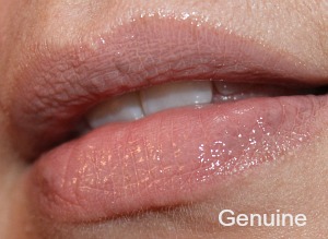 tarte genuine lip gloss swatch