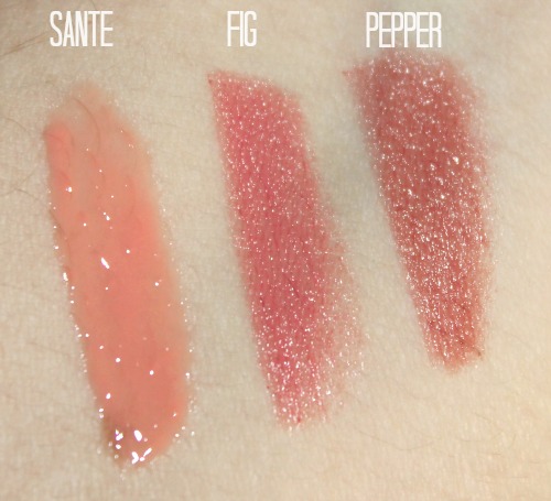 Bite Beauty colour and shine to go lip set lip gloss and lipstick swatches