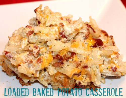 Loaded Baked Potato Casserole / myfindsonline.com