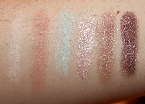 Lorac mint edition collection eyeshadow swatches