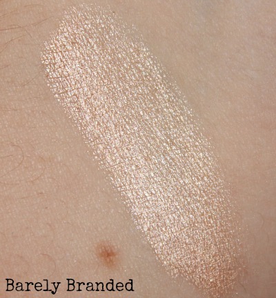 maybelline barely branded eyeshadow swatch