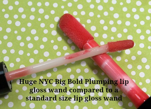nyc big bold lip gloss wand comparison
