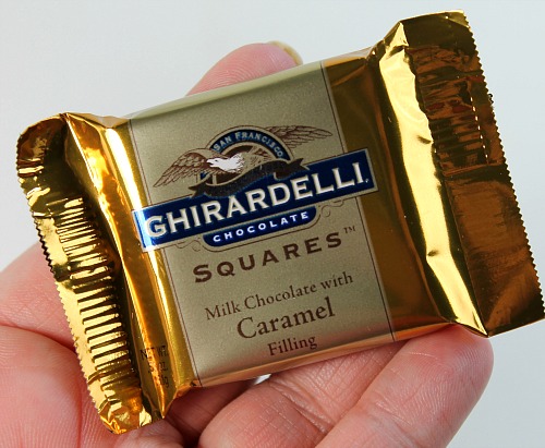 ghirardelli caramel milk chocolate square