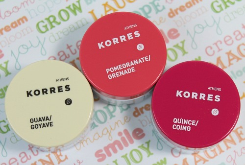 Korres Guava,  Quince and Pomegranate lip butter