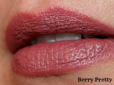 ulta berry pretty lipstick swatch