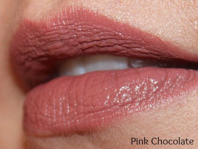 ulta pink chocolate lipstick swatch