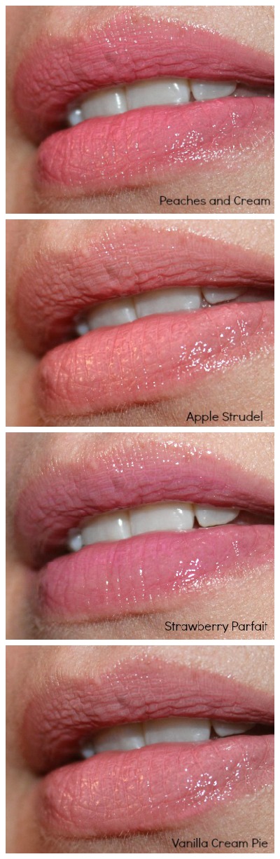 NYC butter gloss lip swatches