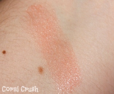 maybelline coral crush baby lips swatch