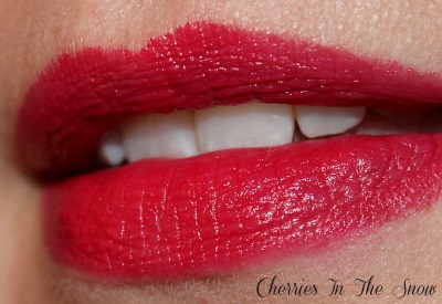 Revlon Cherries In The Snow Lipstick Swatch