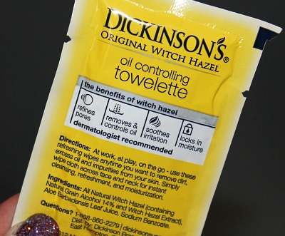 Dickinson's Original Witch Hazel Towelettes