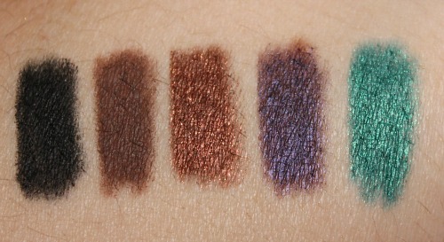 Mally Evercolor Starlight Waterproof Eyeliners Swatches